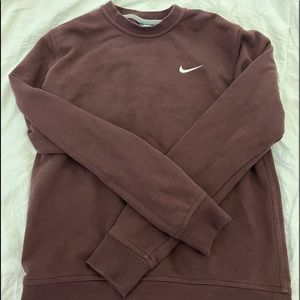 Brown nike crewneck